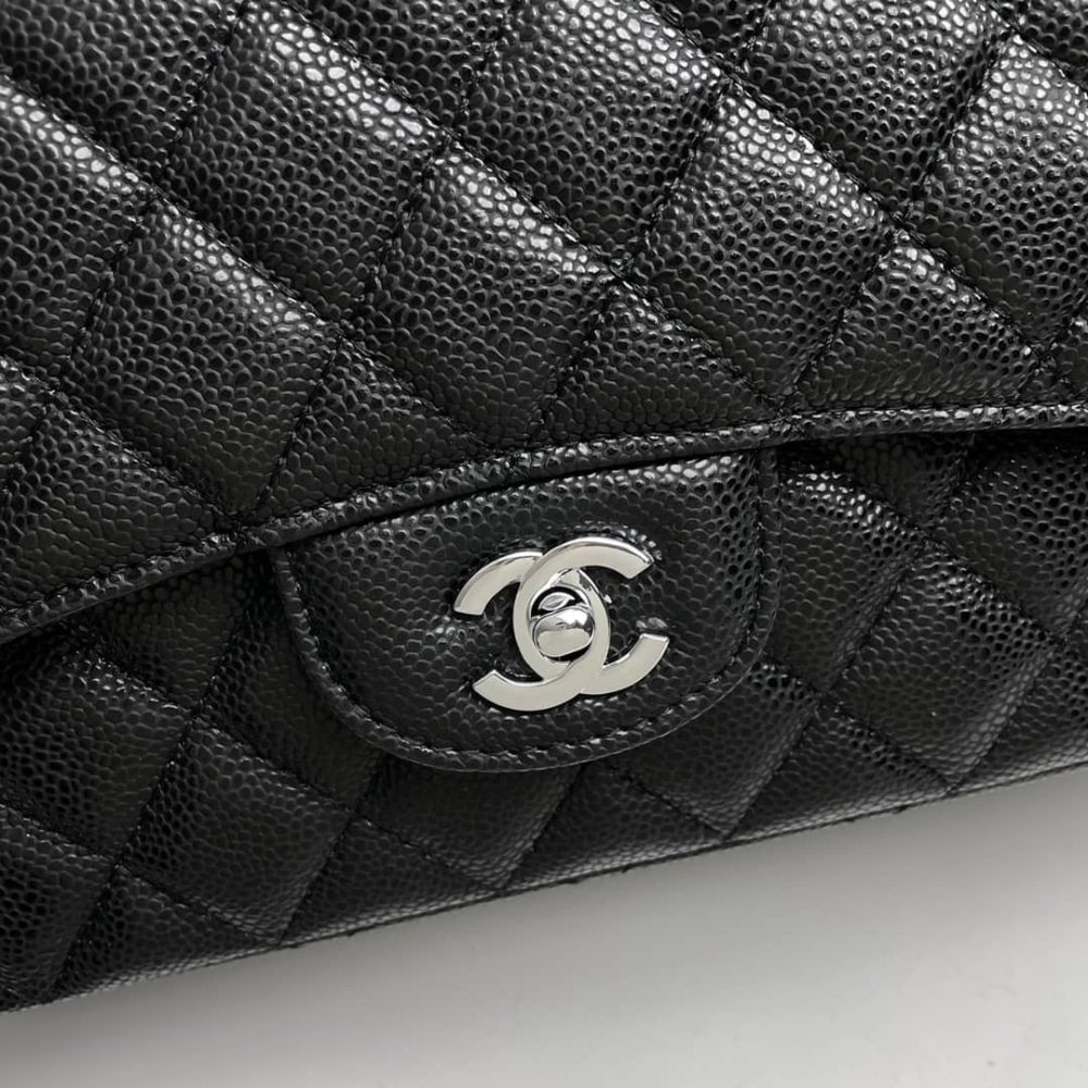 CHANEL Classic Caviar Flap Bag - Image 8