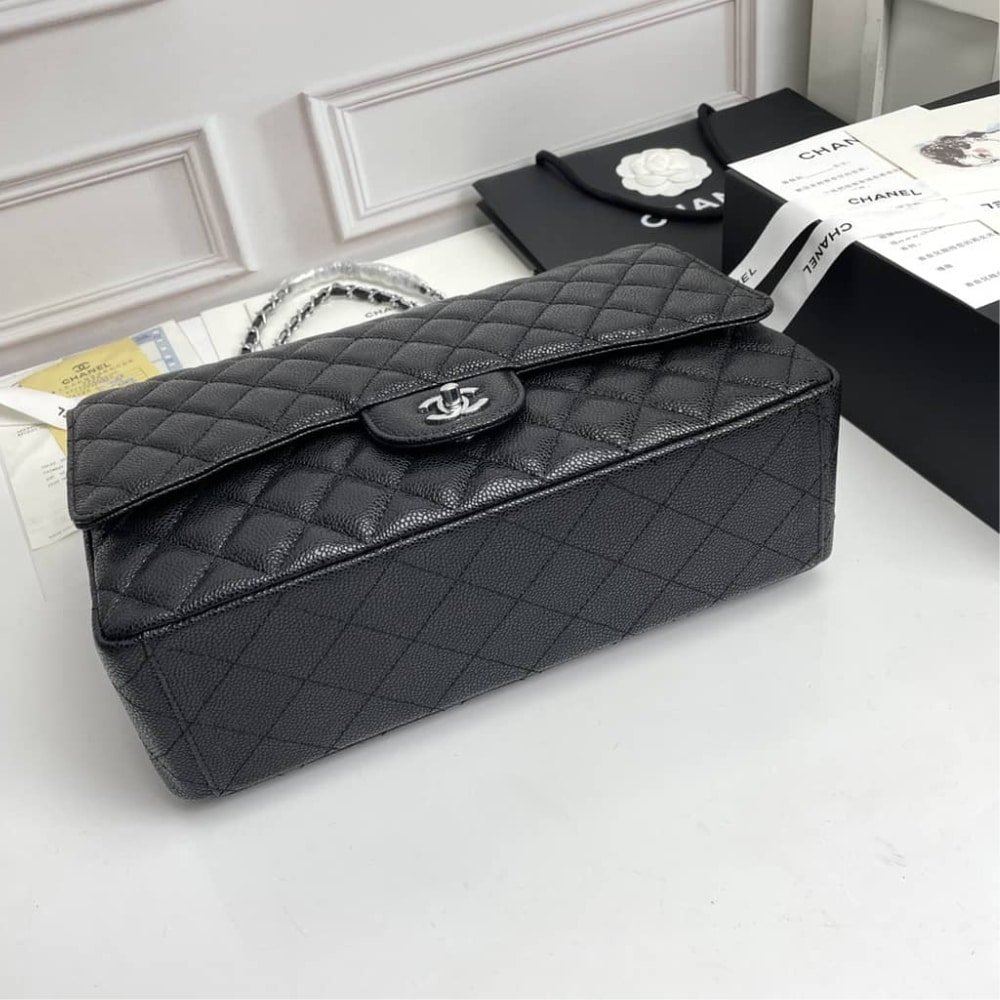 CHANEL Classic Caviar Flap Bag - Image 4