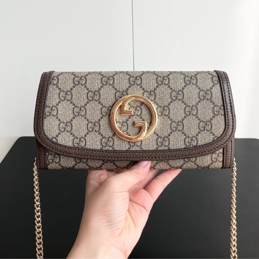 Alternative view of Gucci Blondie Continental Chain Wallet Beige ??21Cm 725215 K9GSG 8358