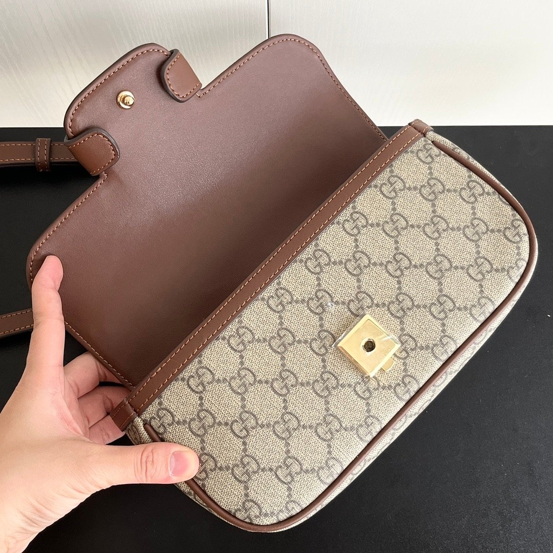 Gucci Horsebit 1955 Mini Top Handle Bag - Image 5