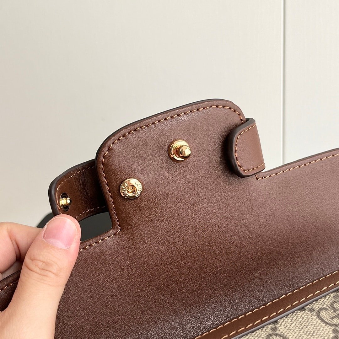 Gucci Horsebit 1955 Mini Top Handle Bag - Image 6