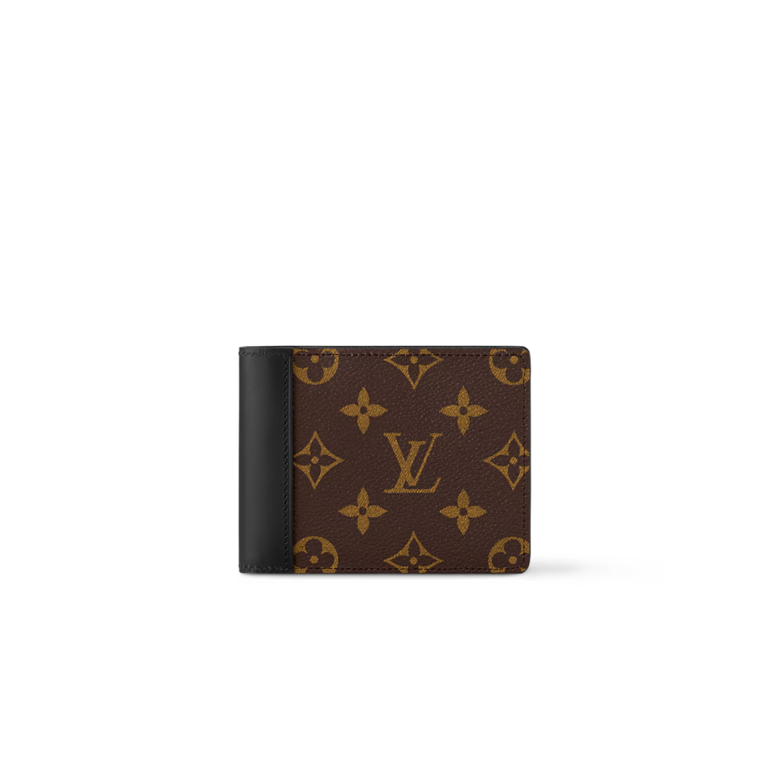 Louis Vuitton Multiple Wallet Monogram Macassar Black For Men, Men's Wallet 12cm LV M69408 - TEMAFES