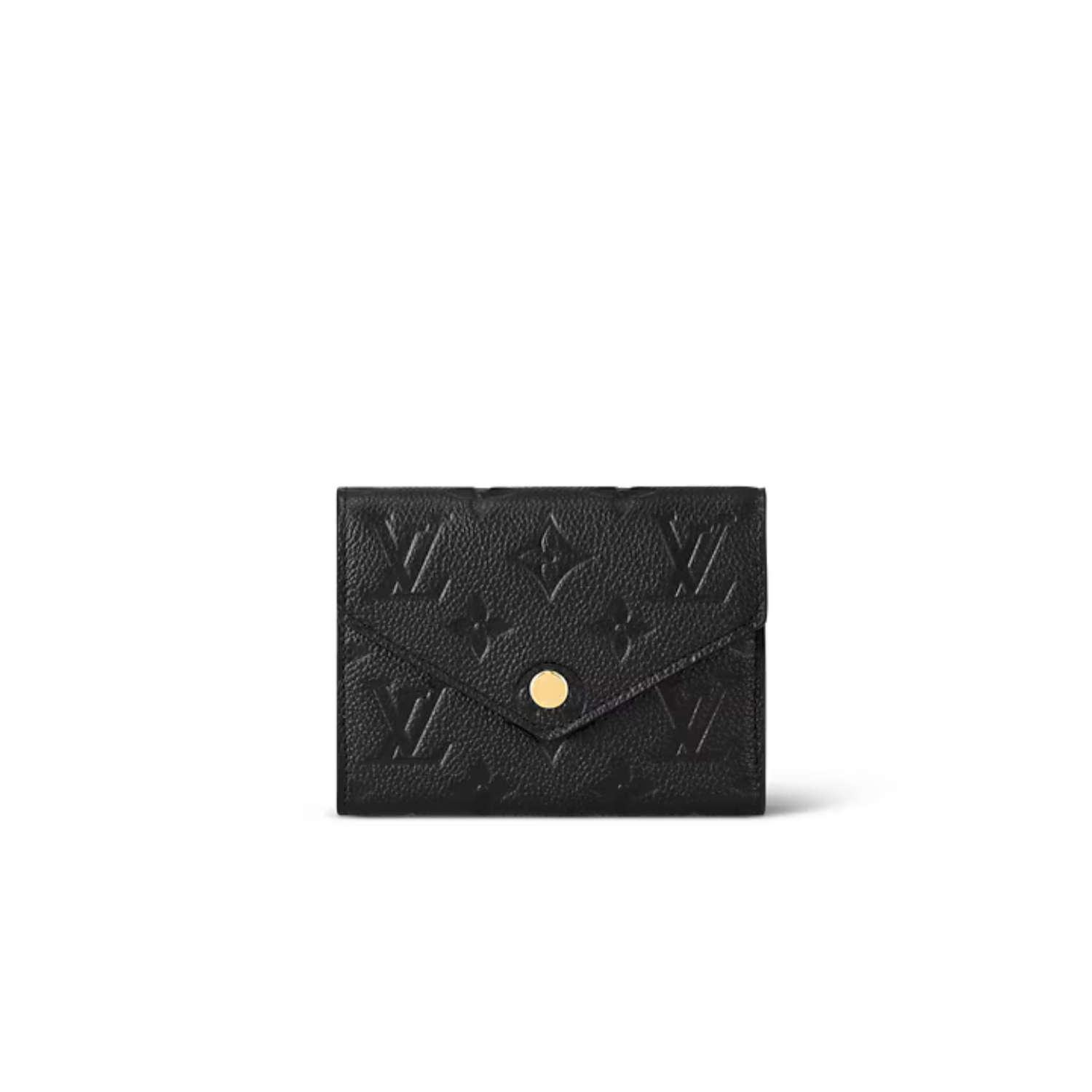 Louis Vuitton Victorine Wallet Monogram Empreinte Black For Women, Women's Wallets 4.7in/12cm LV M64060 - TEMAFES