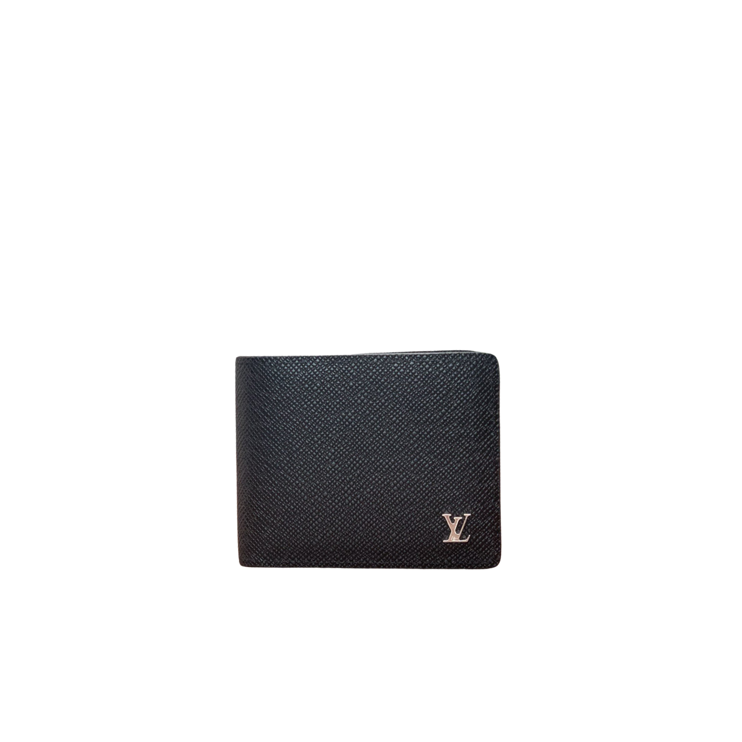 Louis Vuitton Multiple Wallet Taiga Black For Men, Men's Wallet 4.5in/11.5cm LV M30295 - TEMAFES