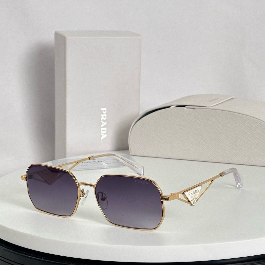 Prada Gold Gradient Sunglasses