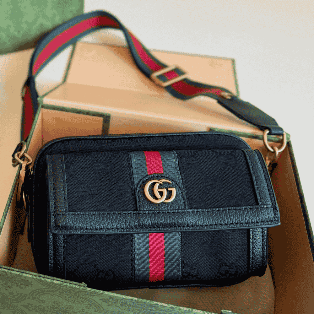Alternative view of Gucci Ophidia Mini Camera Bag Black 7.9 Inches