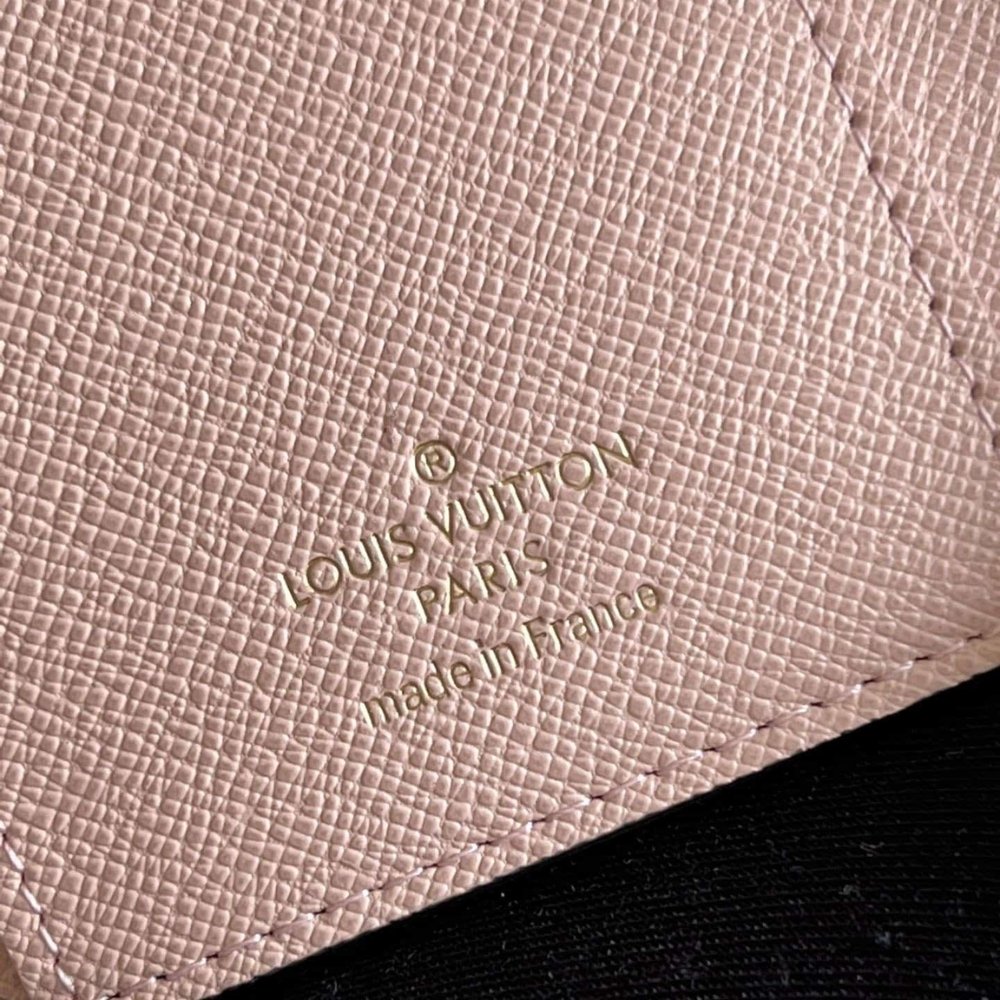 LV Checkered Canvas Press-Stud Wallet - Image 7