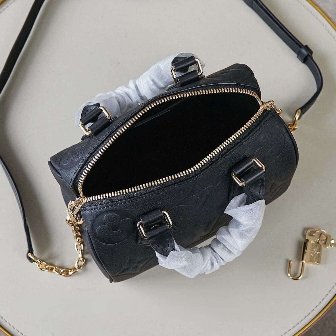 Louis Vuitton Speedy 20 Black Empreinte - Image 8