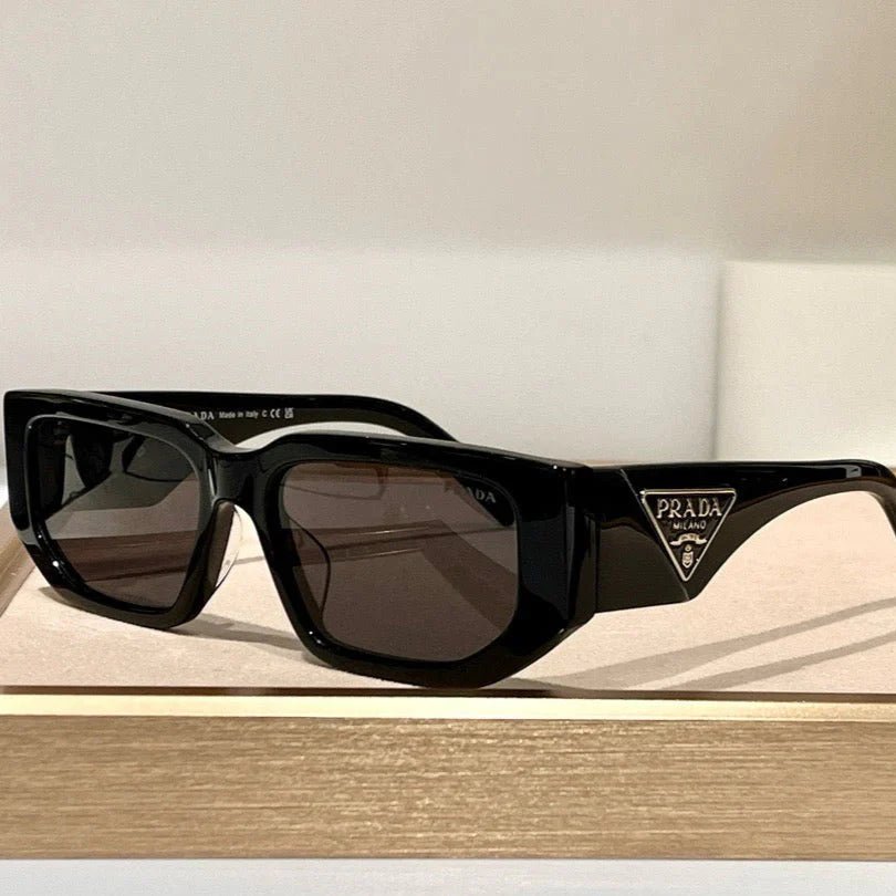 Prada Gloss Black Square Sunglasses