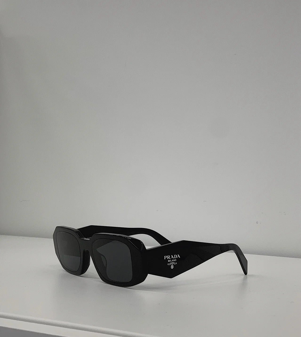 Prada Matte Acetate Square Sunglasses