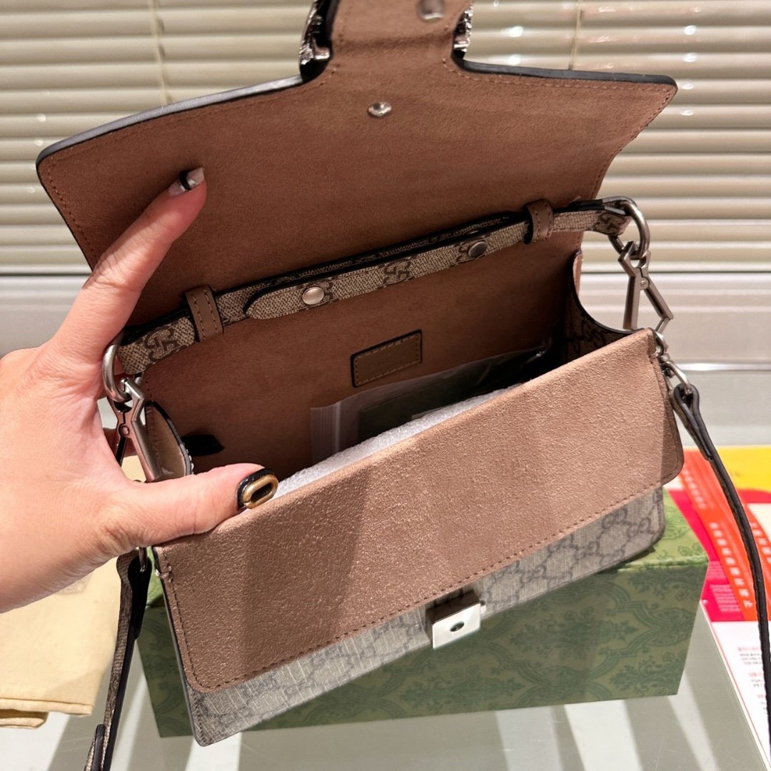 Gucci Dionysus Canvas Handbag - Image 7