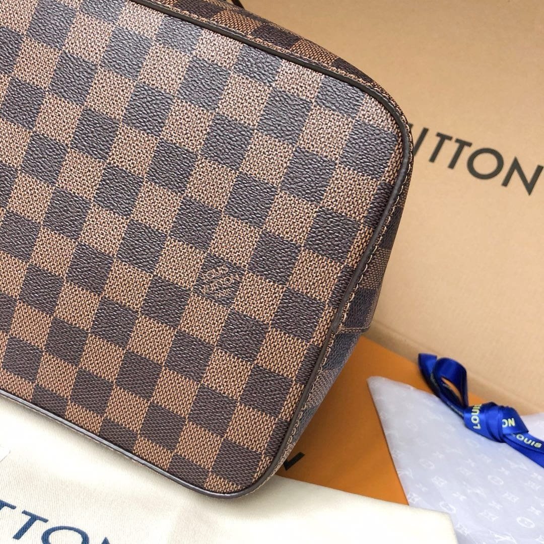 Louis Vuitton Noe Damier Red Bucket Bag - Image 7