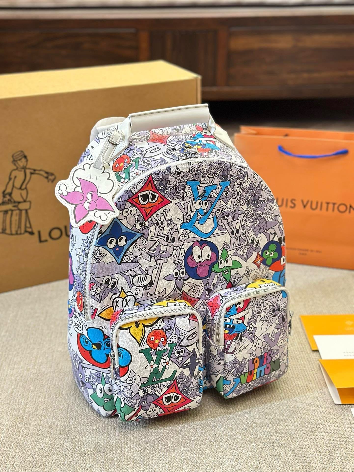 Alternative view of Louis Vuitton Multipocket Backpack Comics