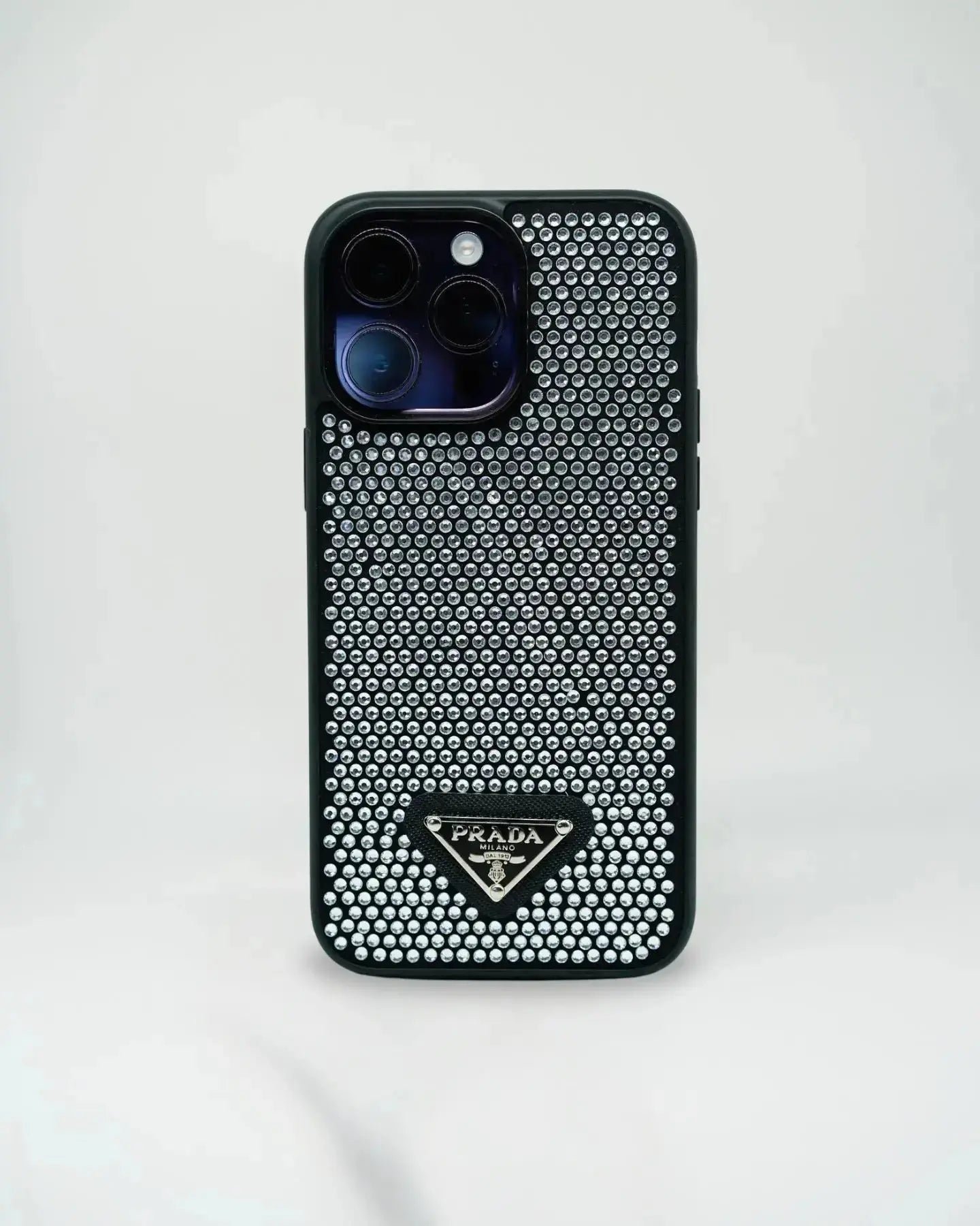Prada Orange Full Rhinestone Case - Image 10