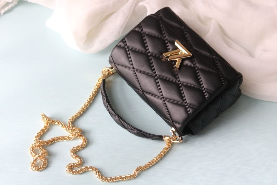 Louis Vuitton GO-14MM Black Lambskin - Image 3