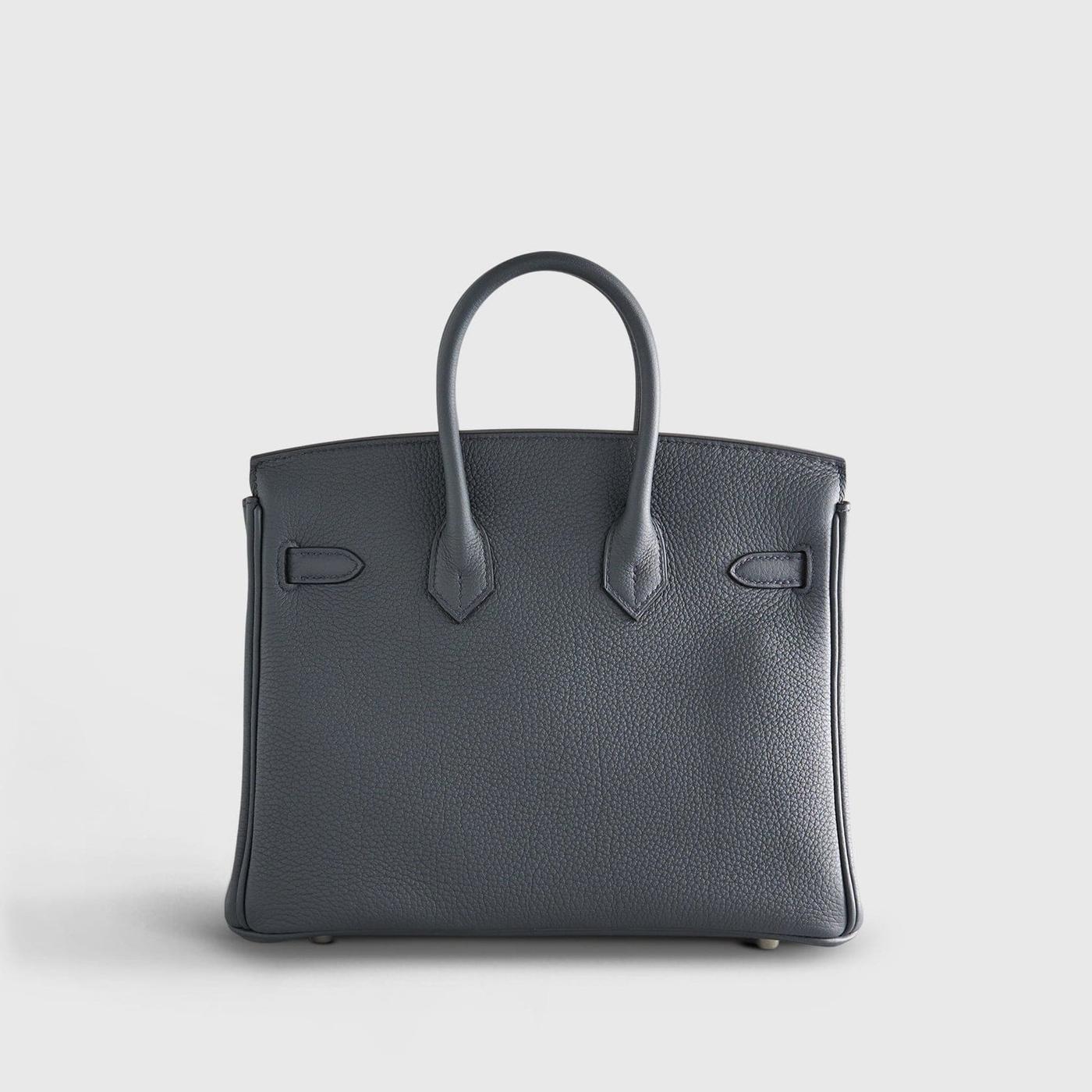 Alternative view of Hermès Birkin 25 Togo Gris Misty