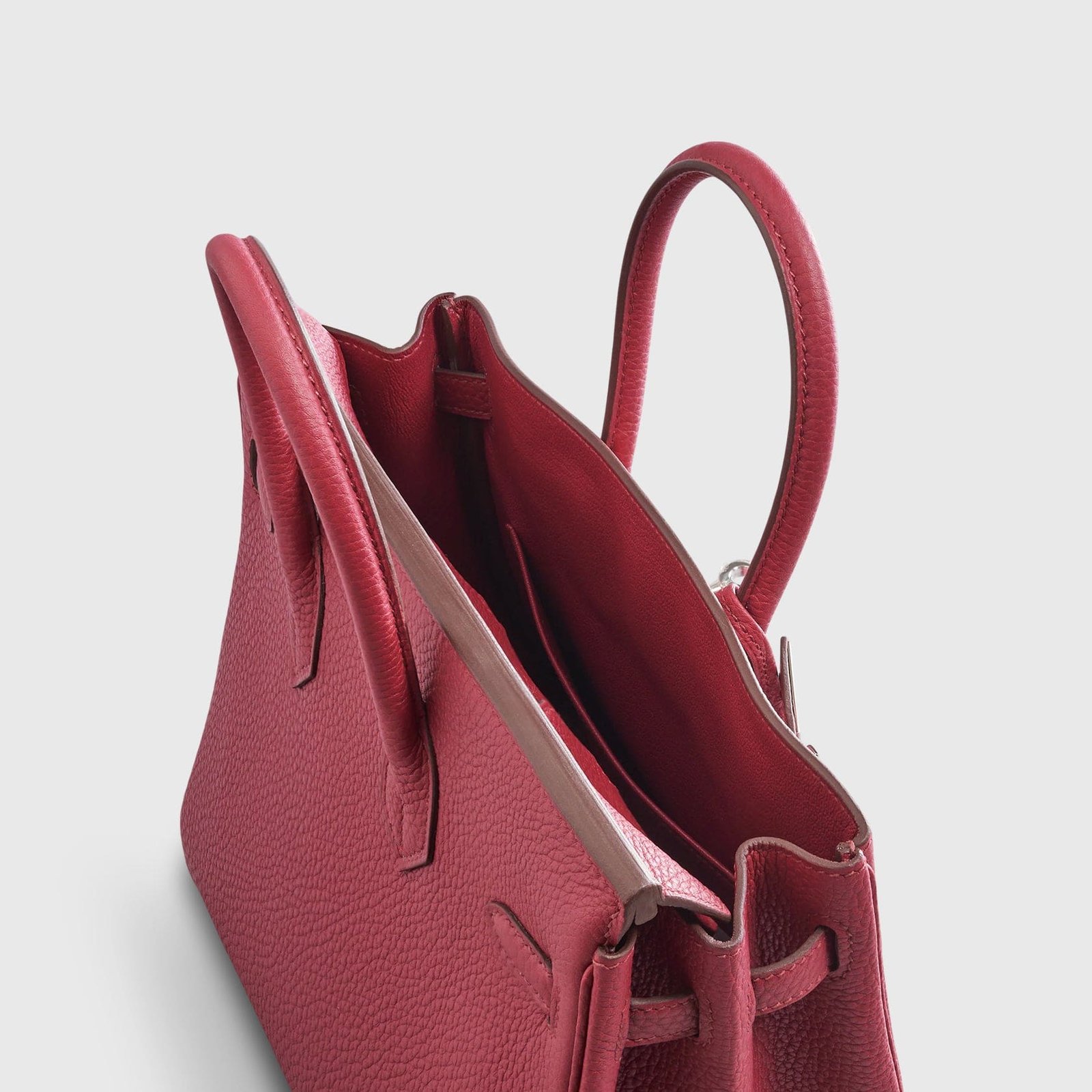 Hermès Birkin25 Togo Rubis Palladium Hardware - Image 5