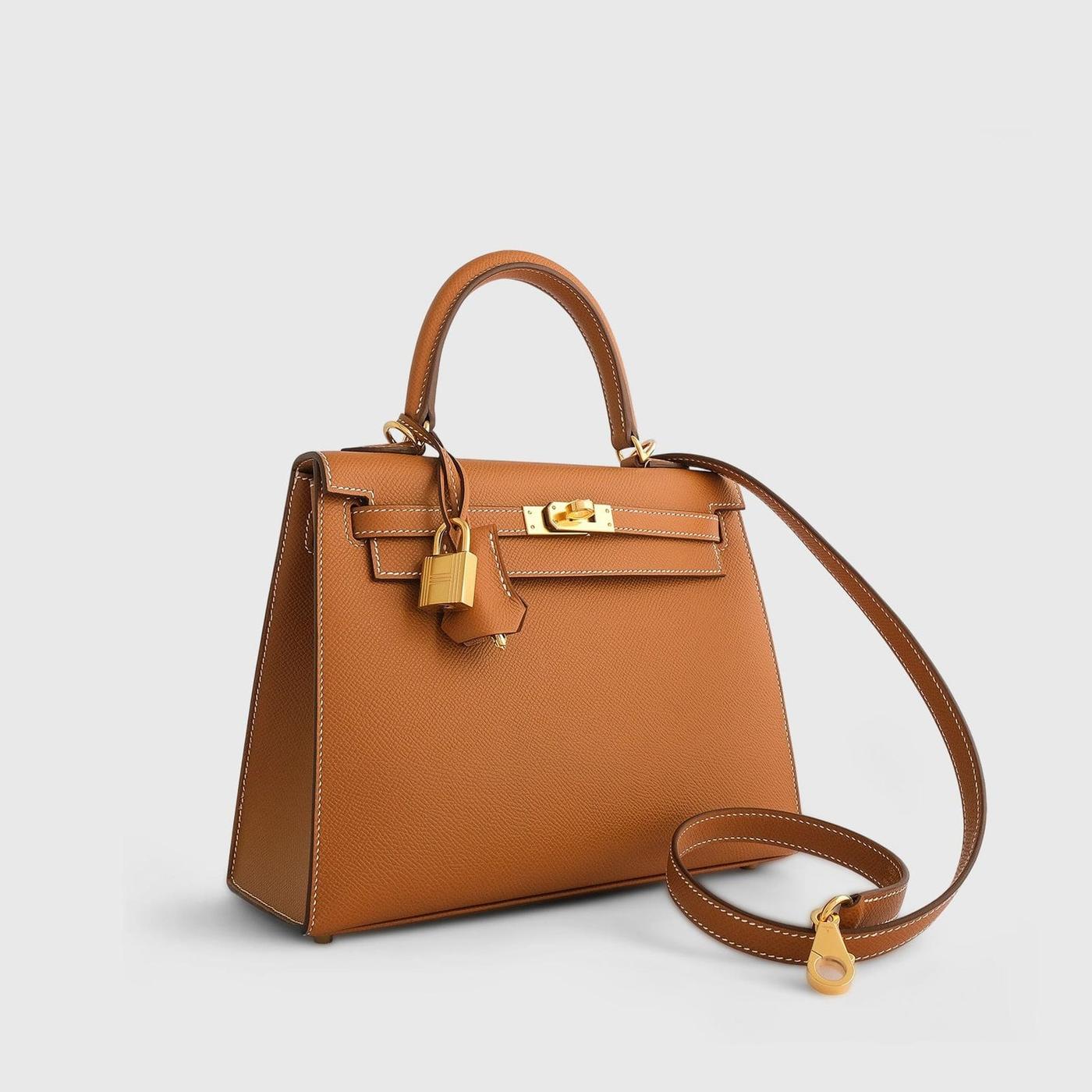 Alternative view of Hermès Kelly 25 Epsom Sellier Gold Hardware
