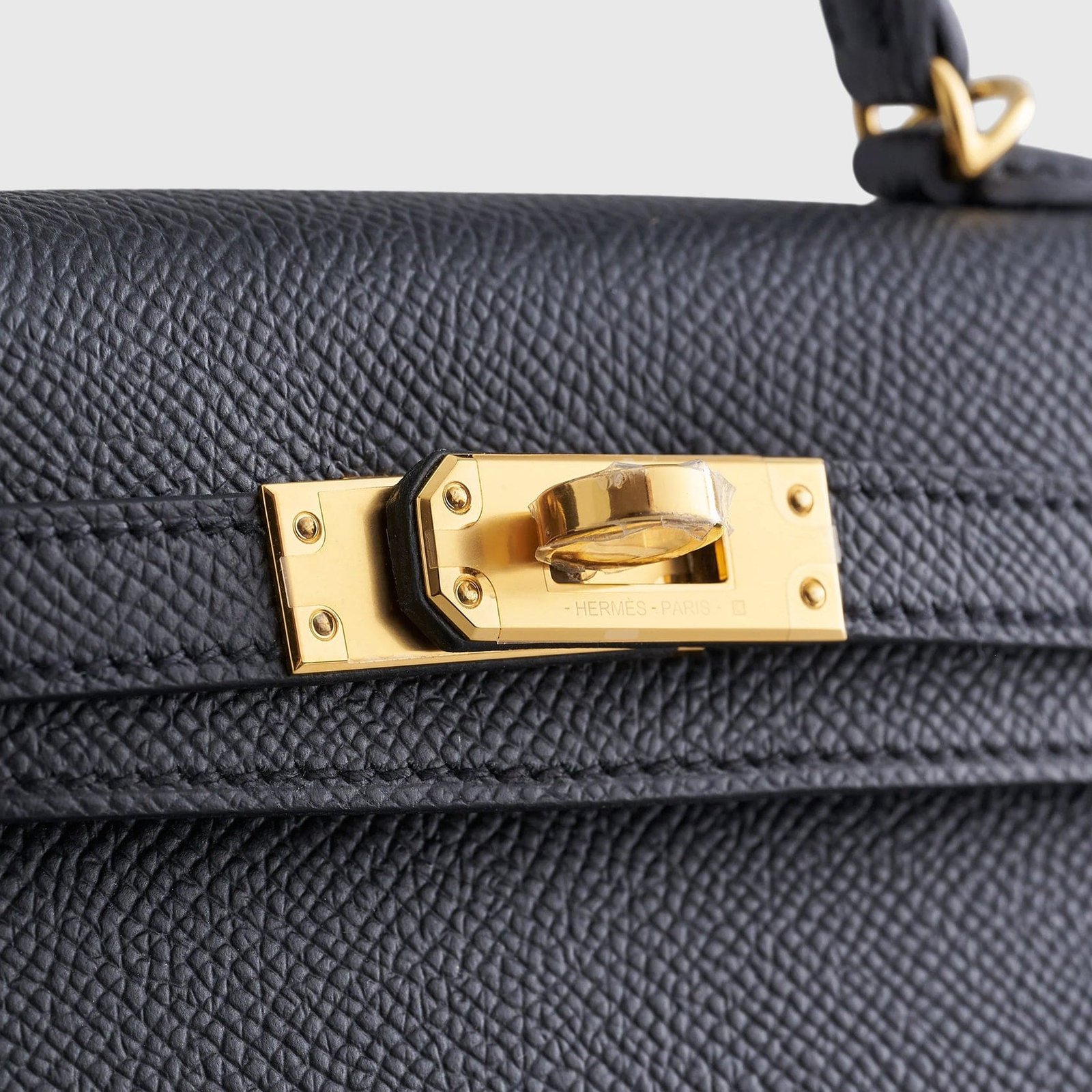 Hermès Mini Kelly Sellier Epsom Black - Image 6