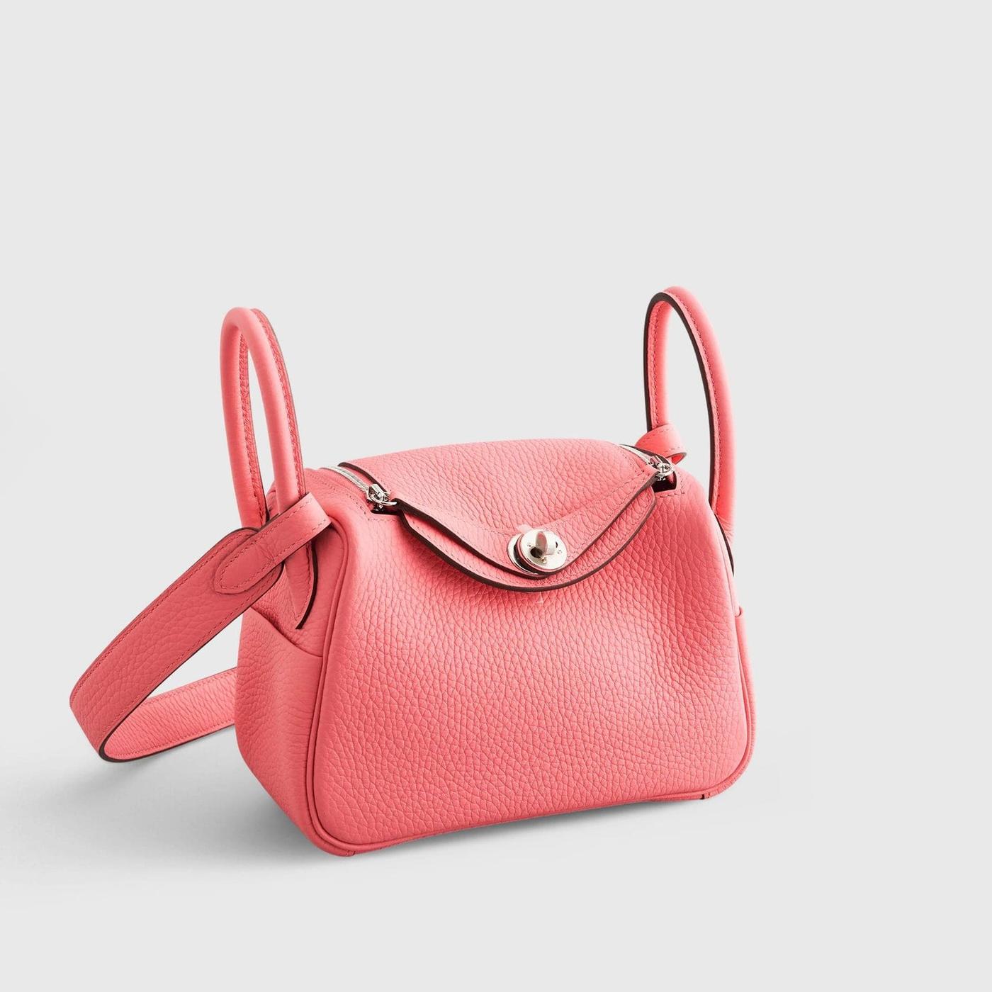 Alternative view of Hermès Lindy 20 Swift Rose Azalee Leather