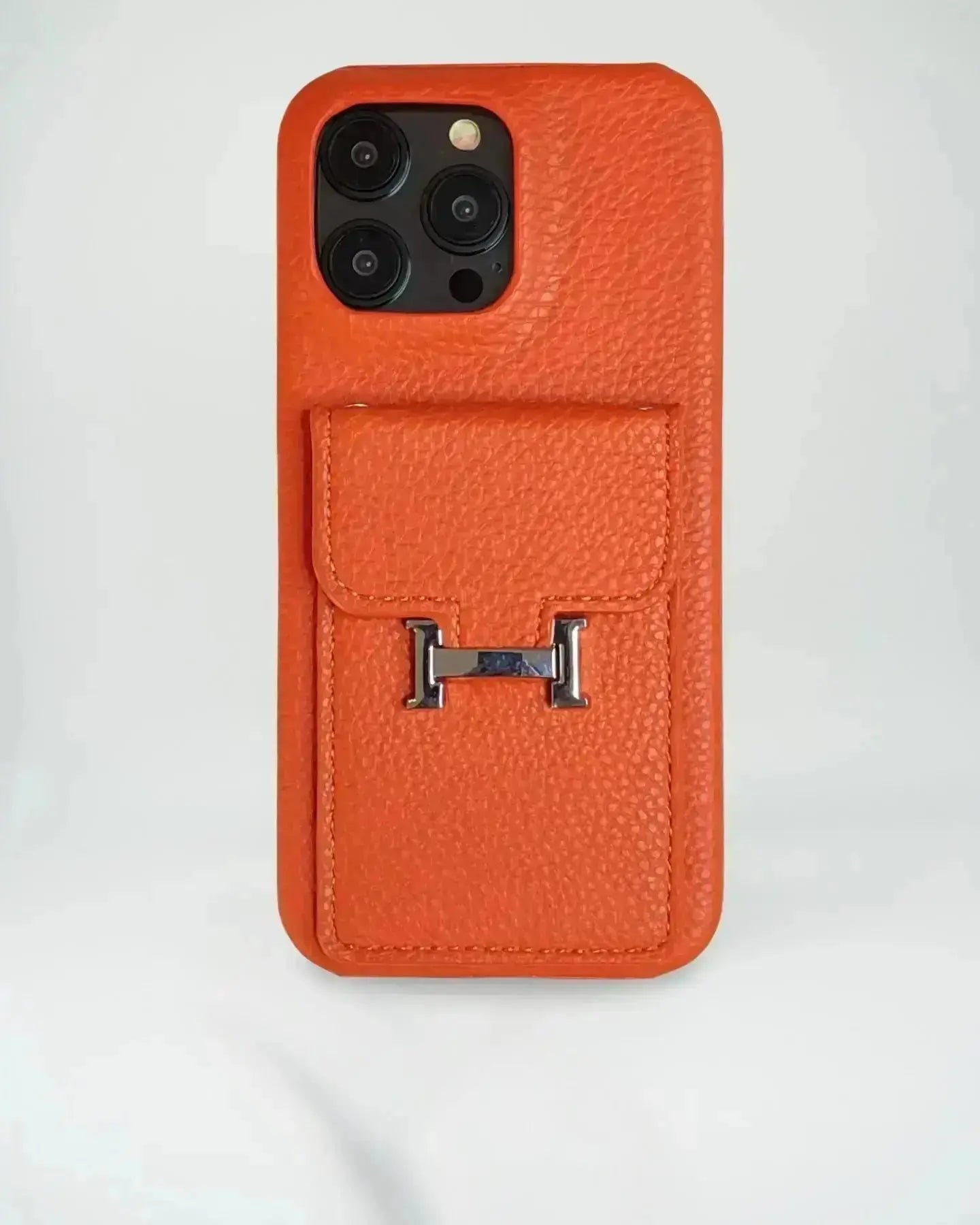 L'Orange Herm??s iPhone 17 Pro Max Case with Cardholder