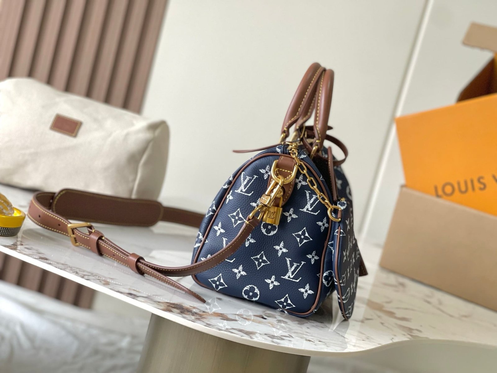 Louis Vuitton Speedy P9 25 Indigo Blue - Image 6