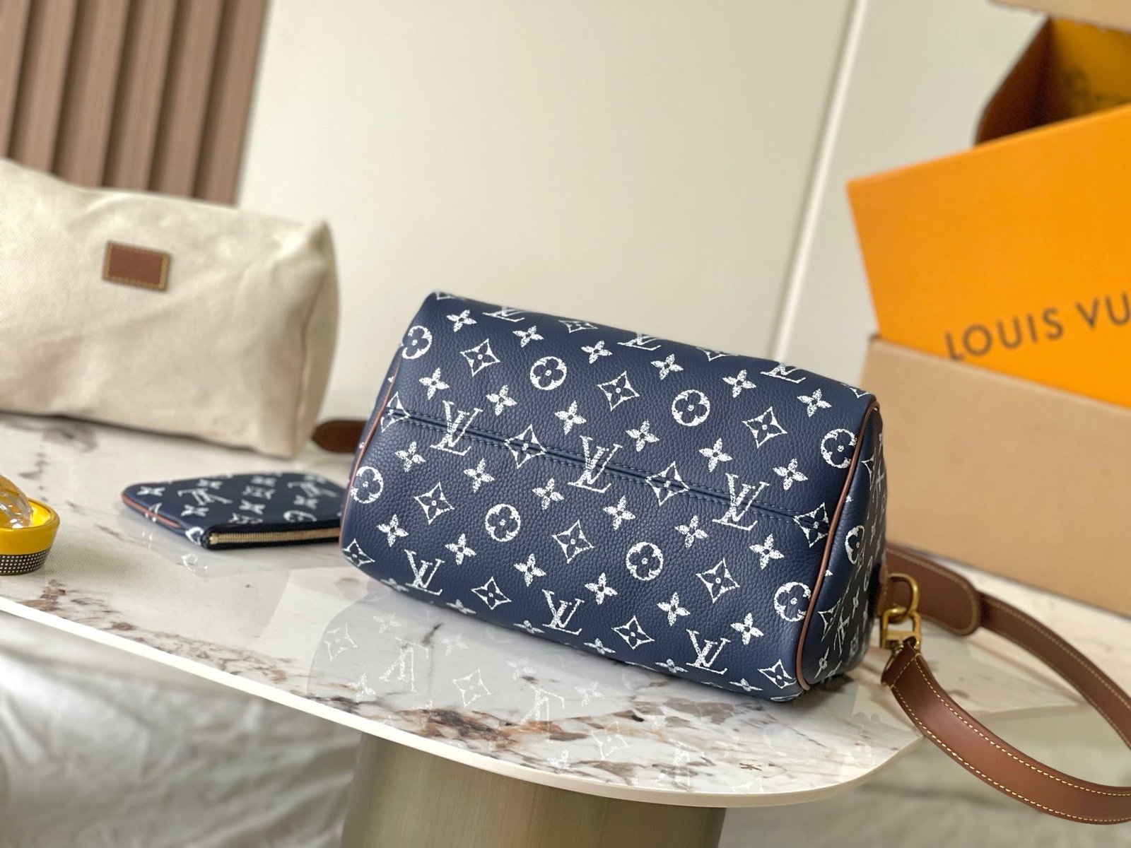 Louis Vuitton Speedy P9 25 Indigo Blue - Image 9