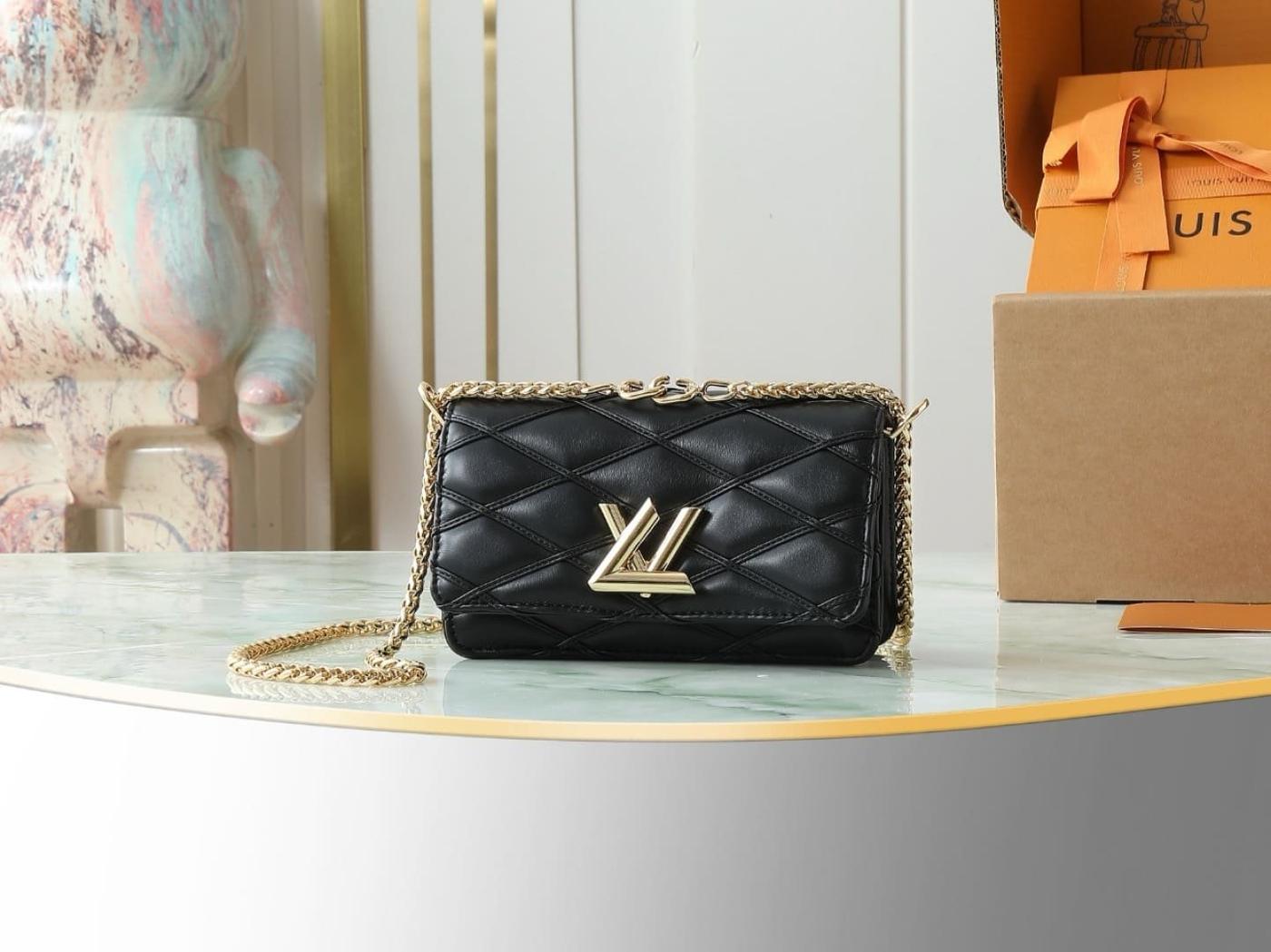 Louis Vuitton GO-14 WOC Black Lambskin - Image 3