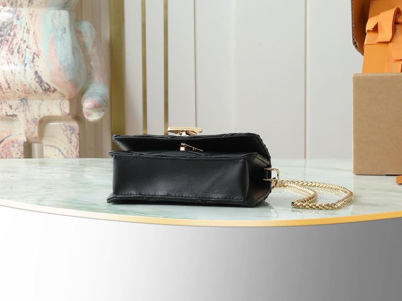 Louis Vuitton GO-14 WOC Black Lambskin - Image 5