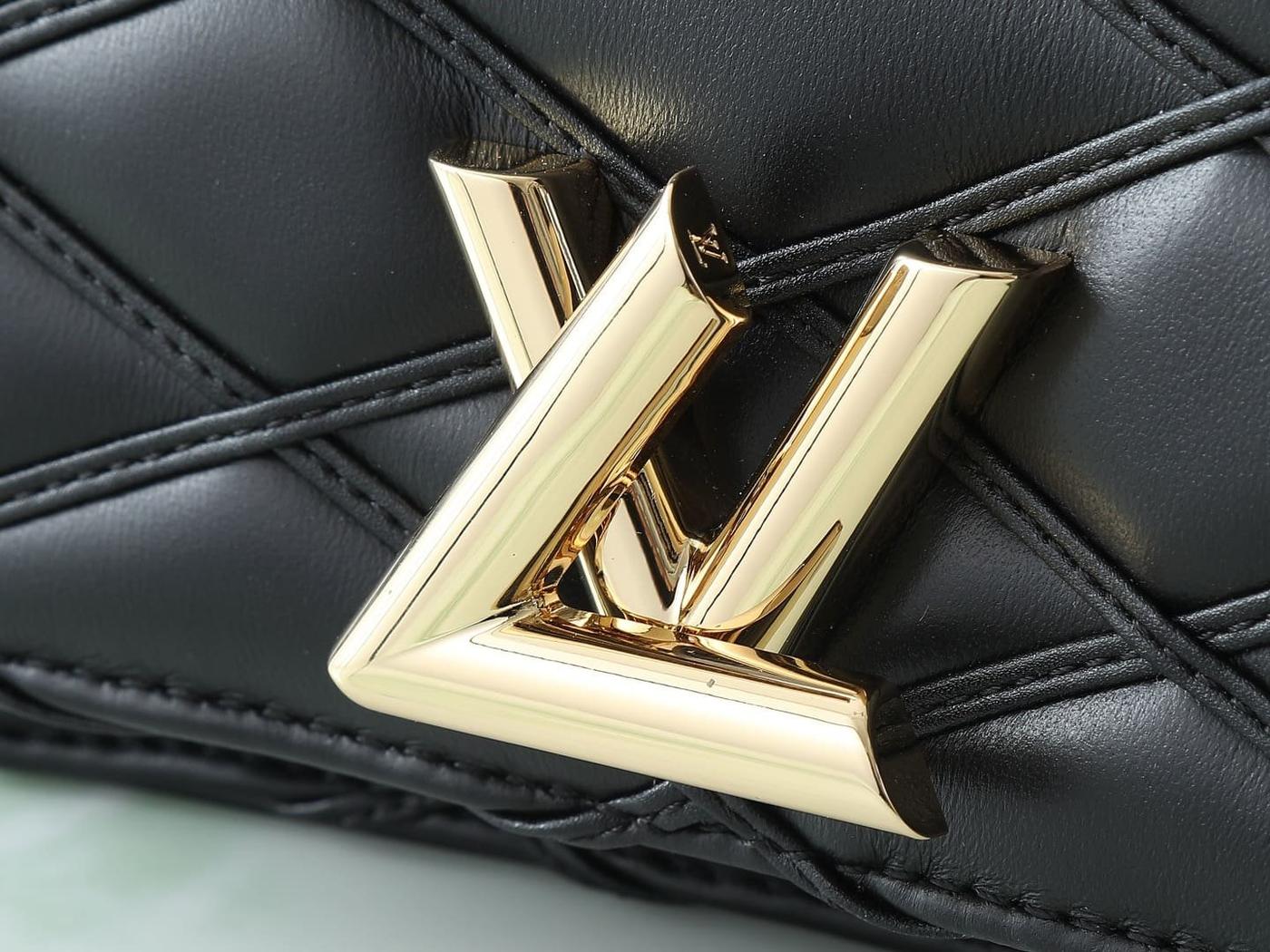 Louis Vuitton GO-14 WOC Black Lambskin - Image 8