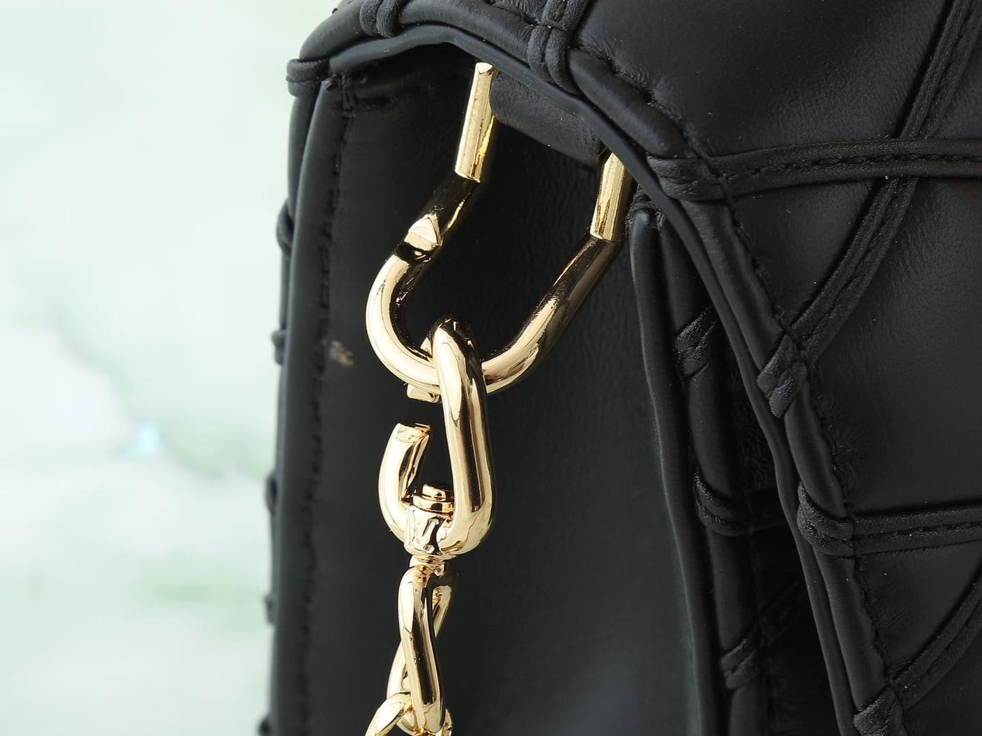 Louis Vuitton GO-14 WOC Black Lambskin - Image 9