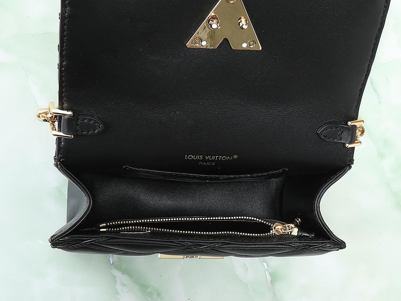 Louis Vuitton GO-14 WOC Black Lambskin - Image 10