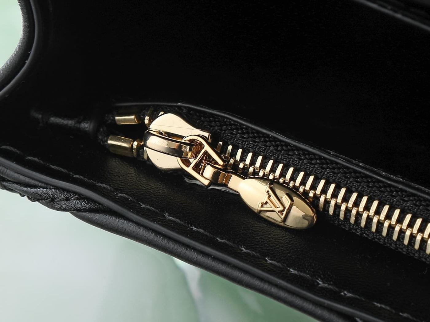Louis Vuitton GO-14 WOC Black Lambskin - Image 13