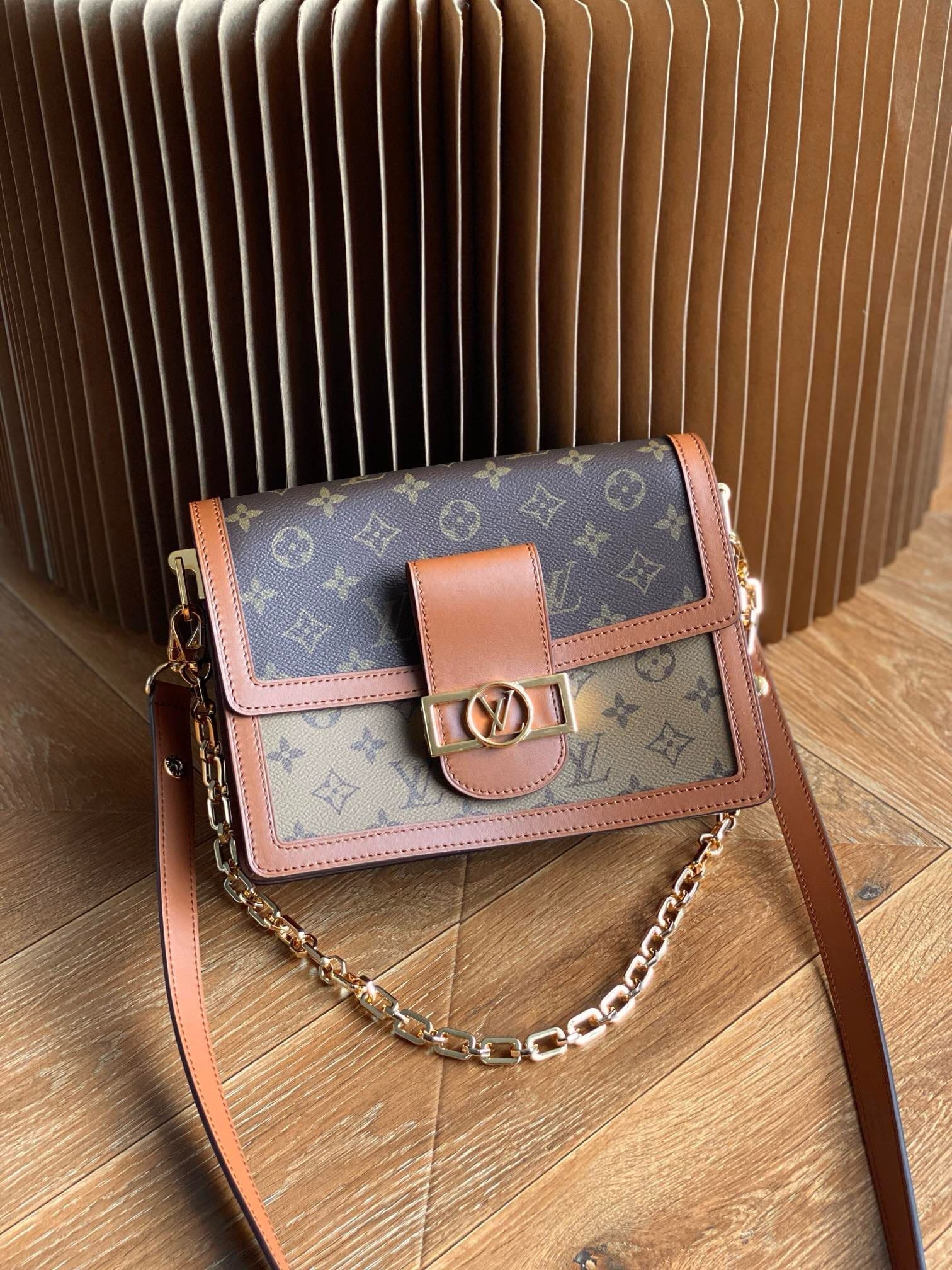 Alternative view of Louis Vuitton Dauphine MM Reverse Canvas