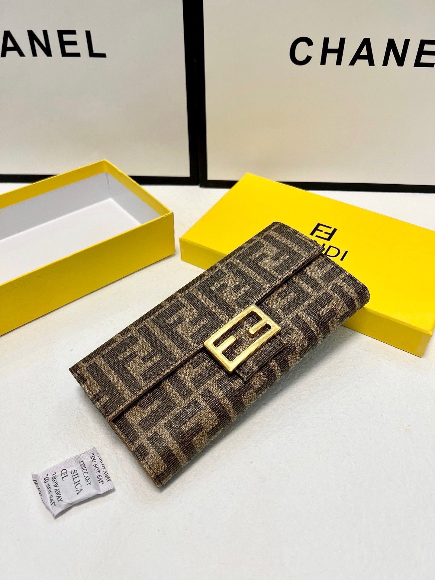 Alternative view of FENDI Vintage Canvas Long Wallet
