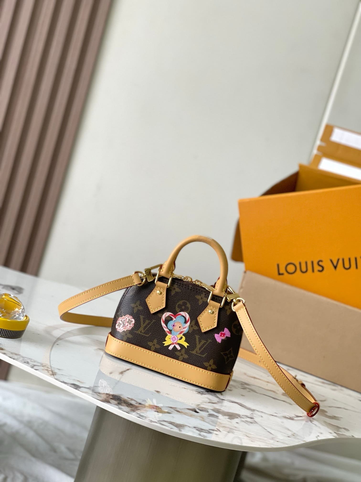 Louis Vuitton Nano Alma Candy Red - Image 4