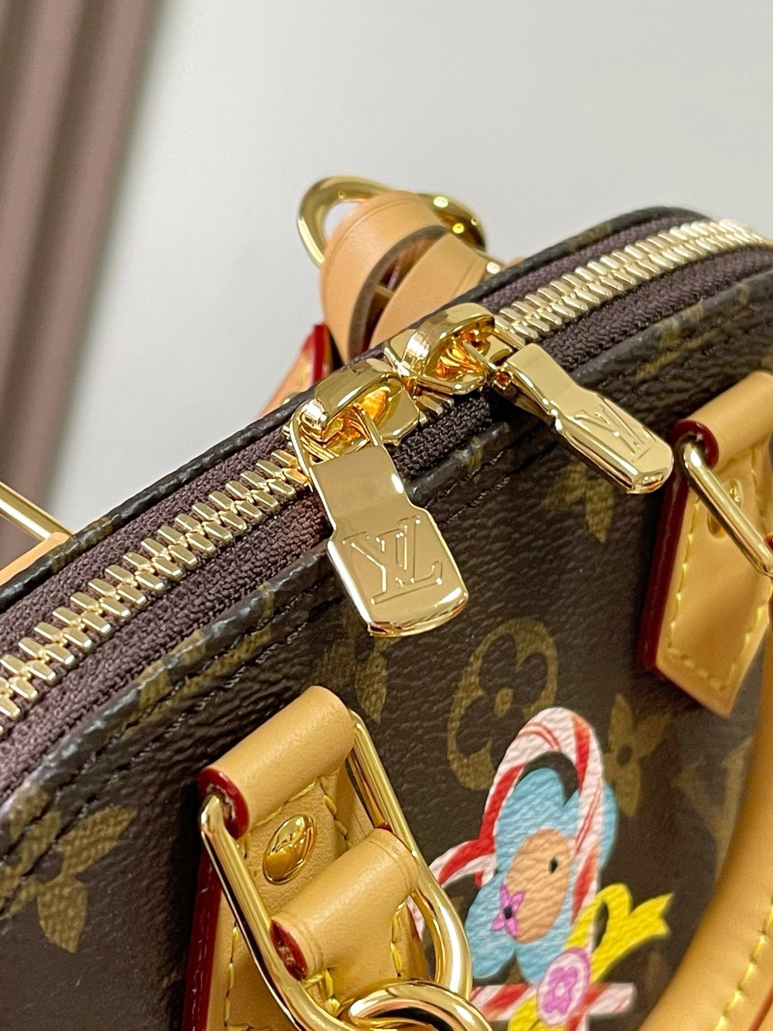 Louis Vuitton Nano Alma Candy Red - Image 9