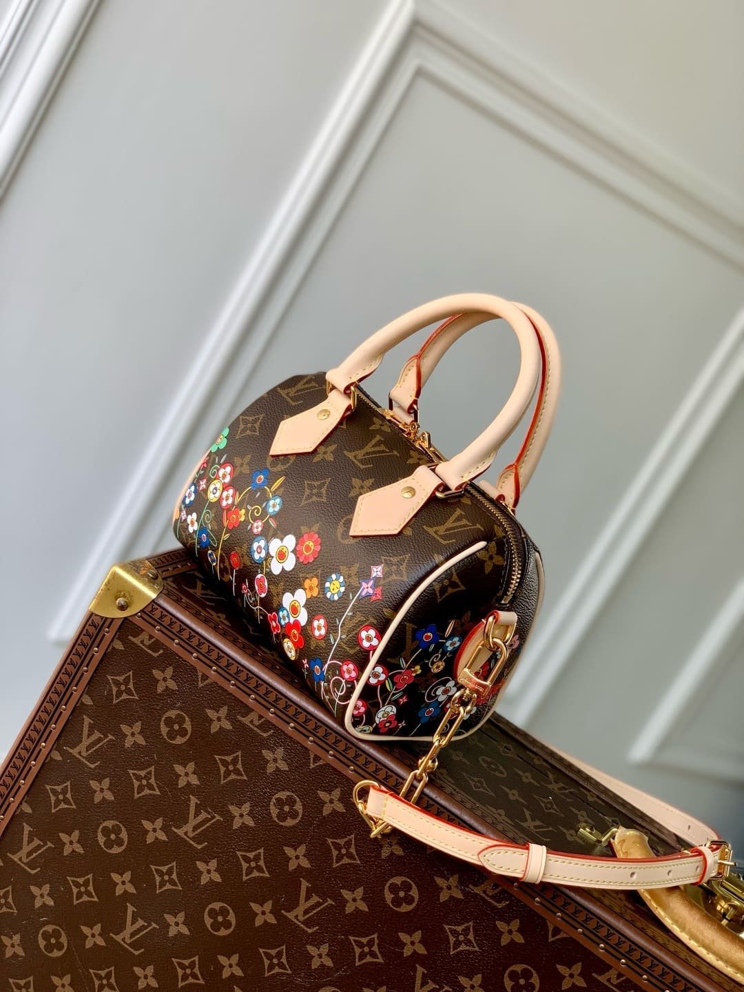 Louis Vuitton x Murakami Speedy 20 Floral - Image 7
