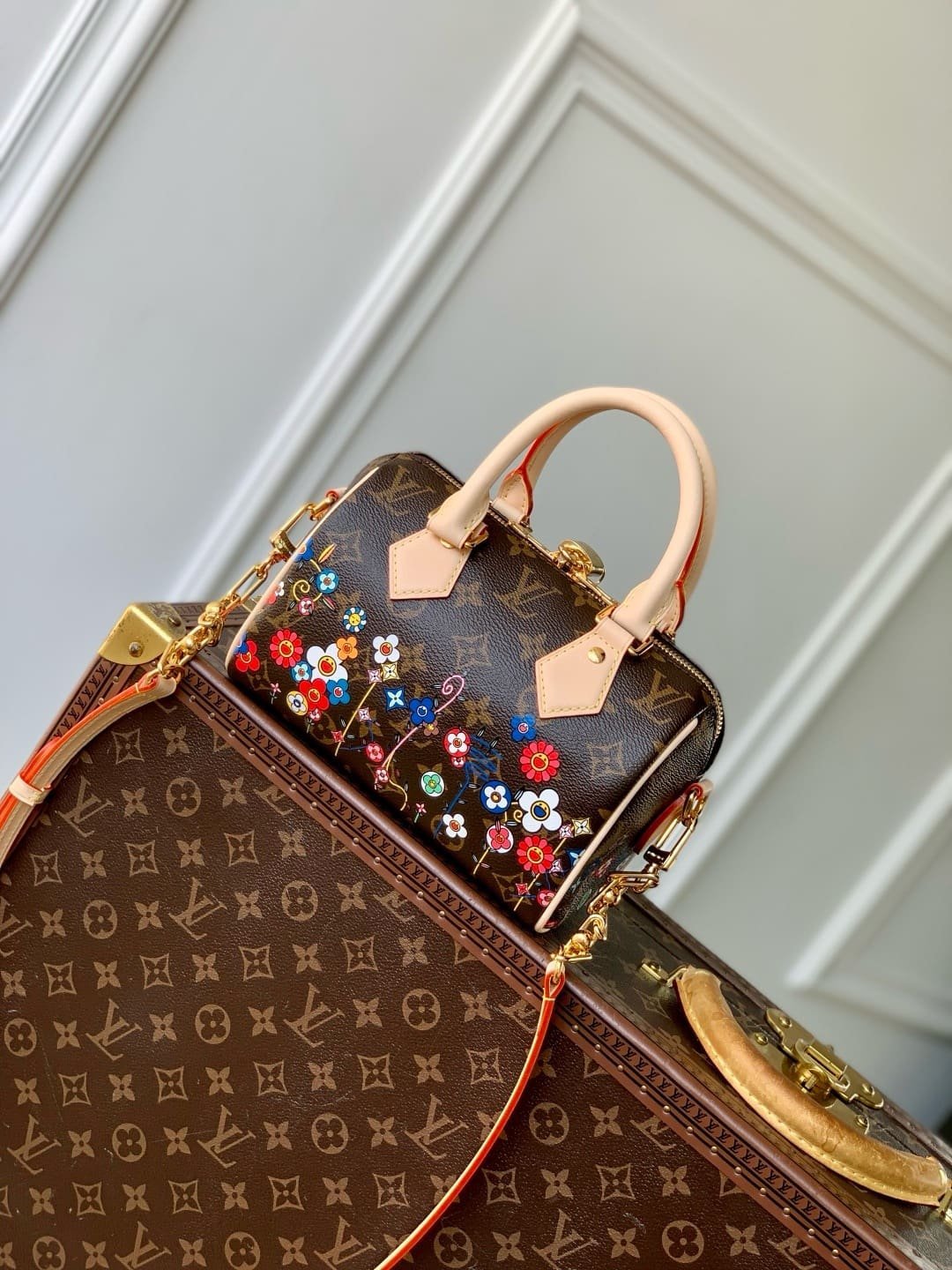 Louis Vuitton x Murakami Speedy 20 Floral - Image 4