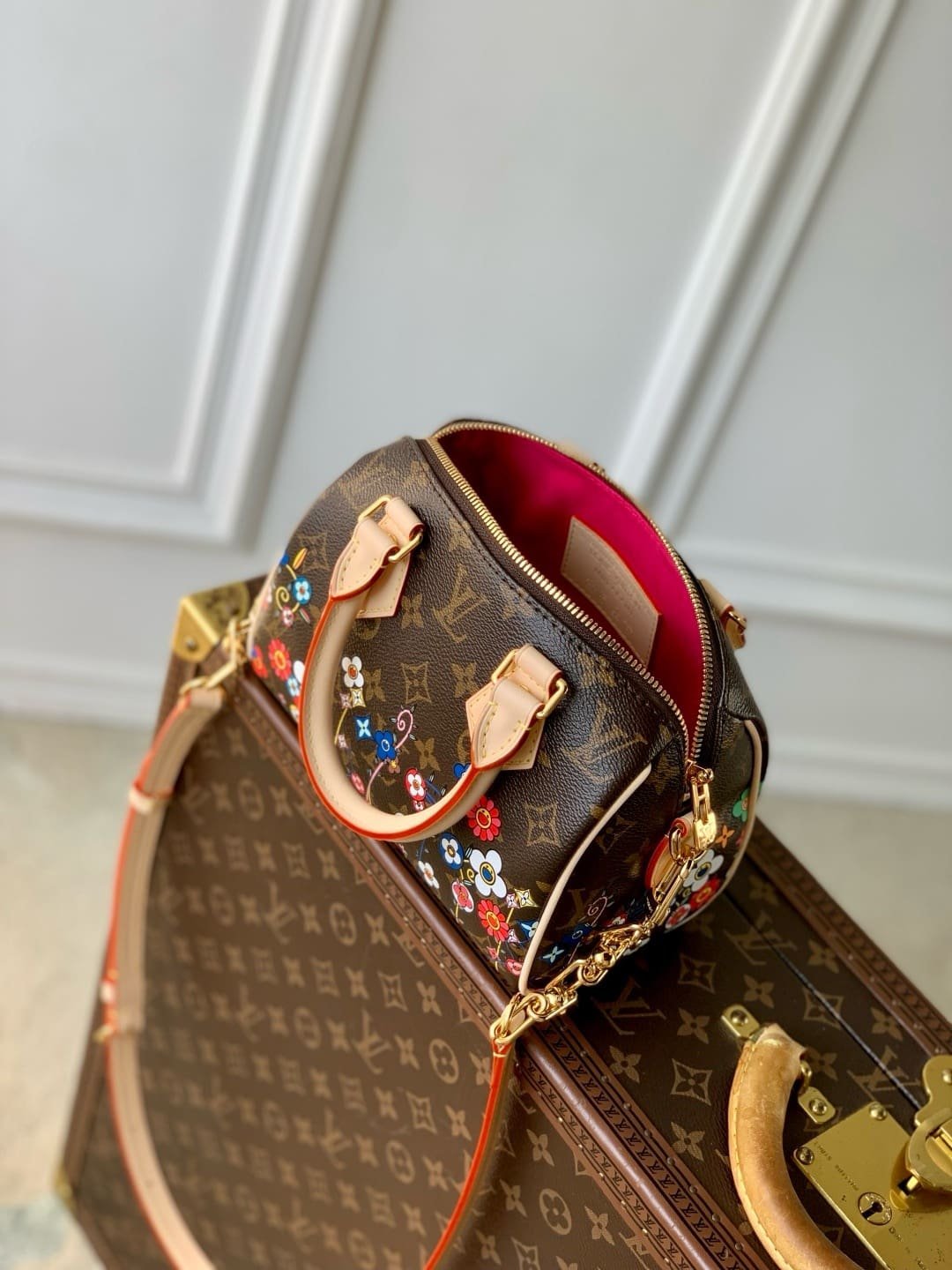 Louis Vuitton x Murakami Speedy 20 Floral - Image 8