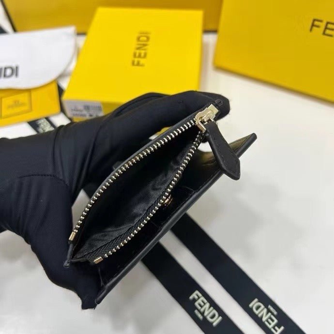 FENDI Printed Cowhide Short Wallet - Image 8