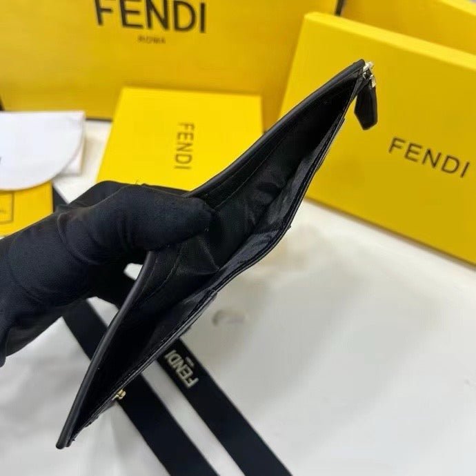 FENDI Printed Cowhide Short Wallet - Image 9