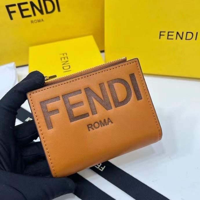 FENDI Printed Cowhide Short Wallet - Image 10