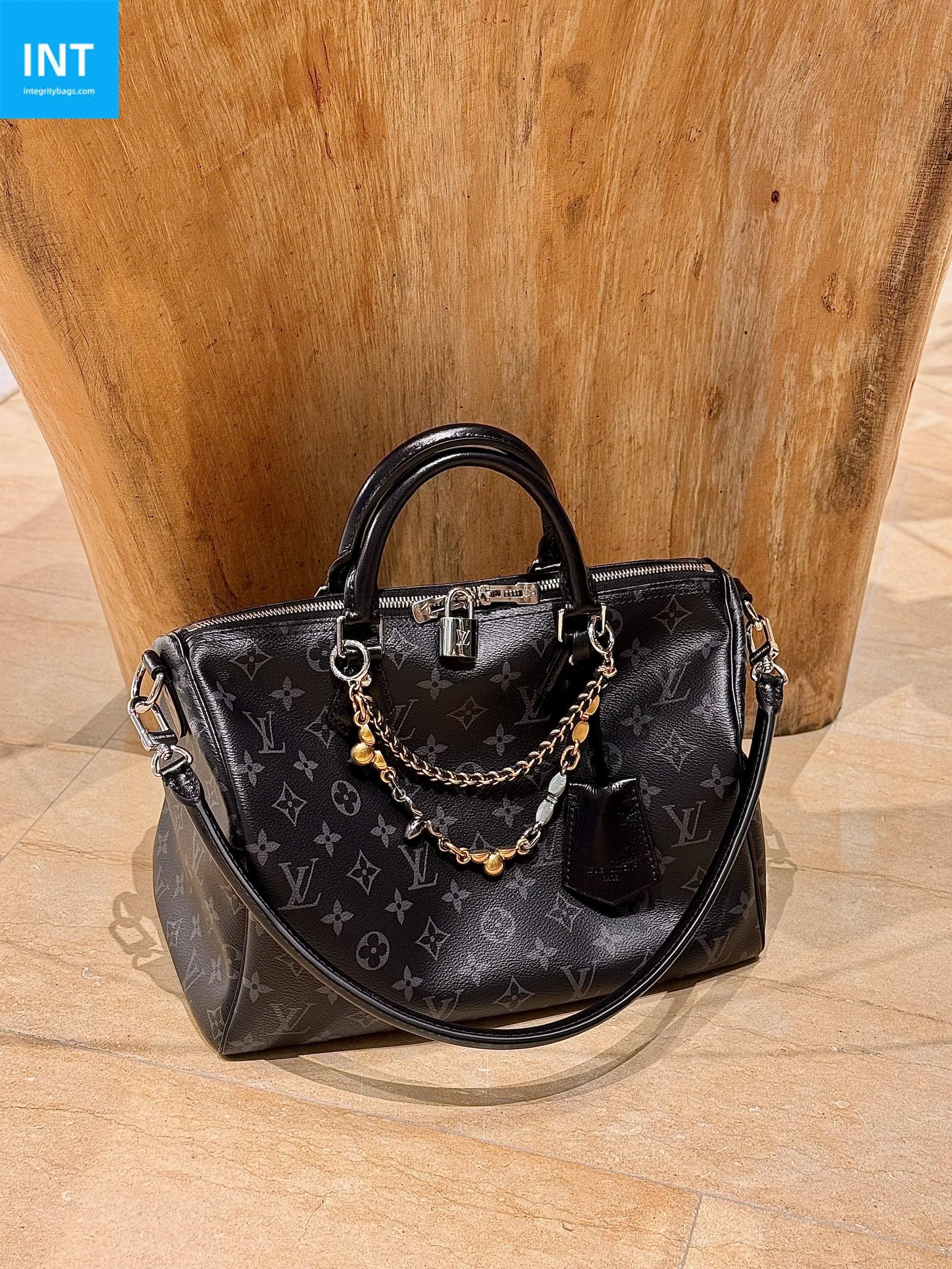 Alternative view of Louis Vuitton Speedy Soft 30 Eclipse Coated