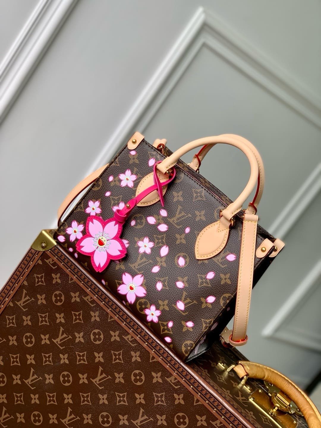 Alternative view of Louis Vuitton LV x TM Sakura Coated Canvas