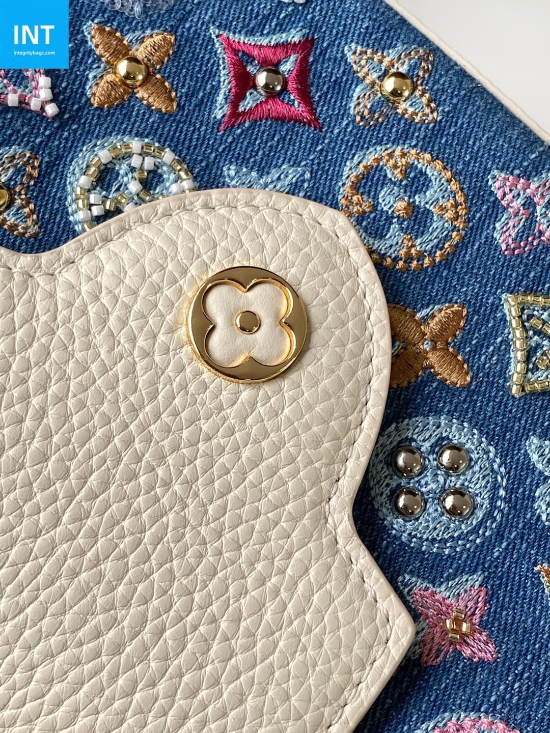 Louis Vuitton Capucines Mini Denim Canvas - Image 7