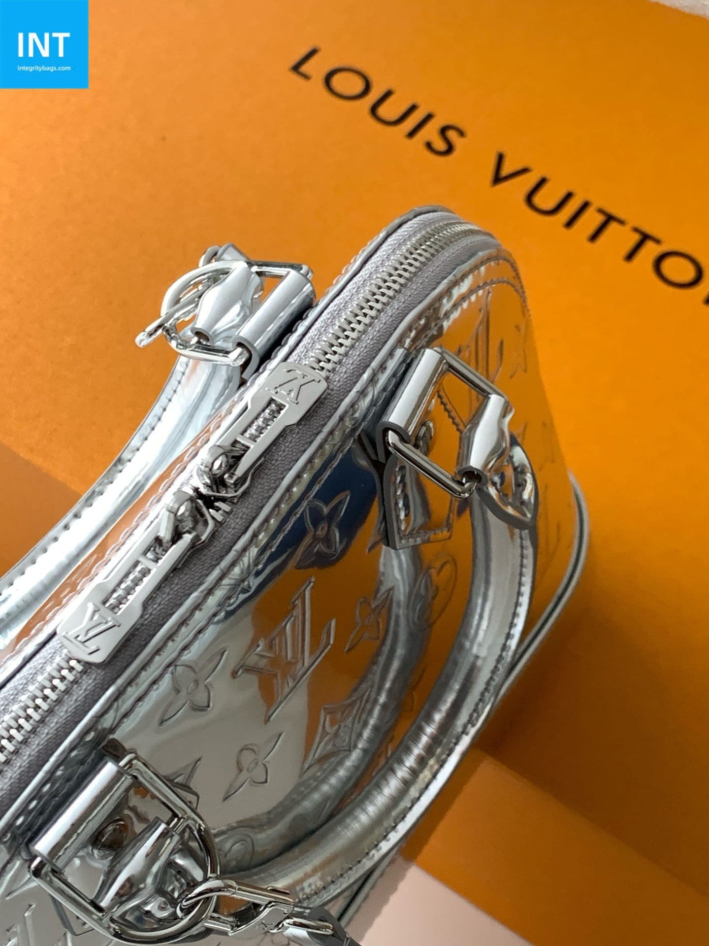 Louis Vuitton Alma BB Silver Miroir Ski Reflective - Image 8