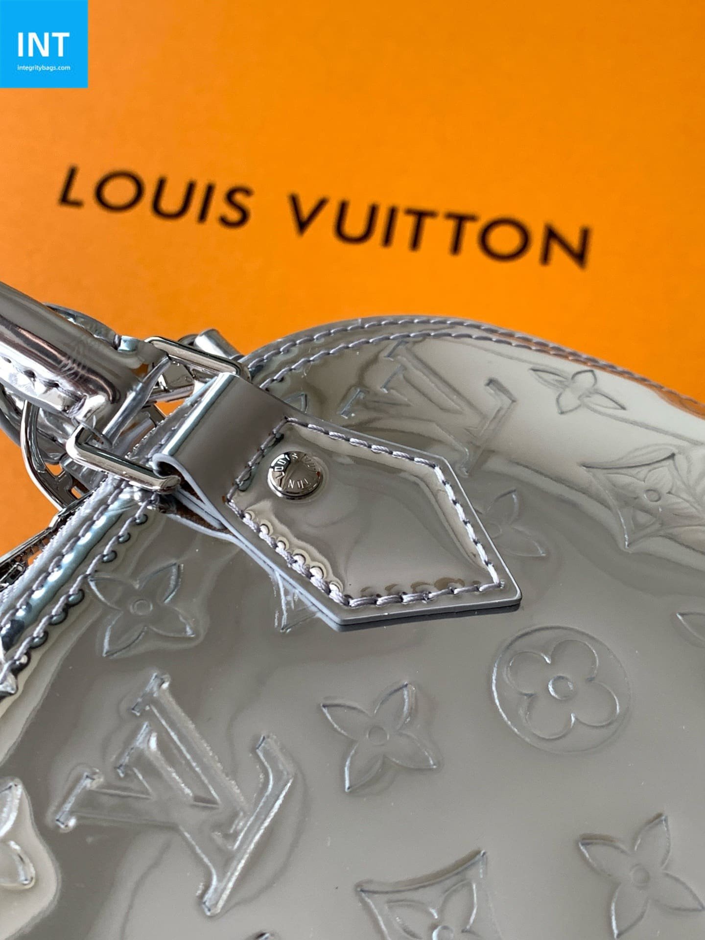 Louis Vuitton Alma BB Silver Miroir Ski Reflective - Image 9