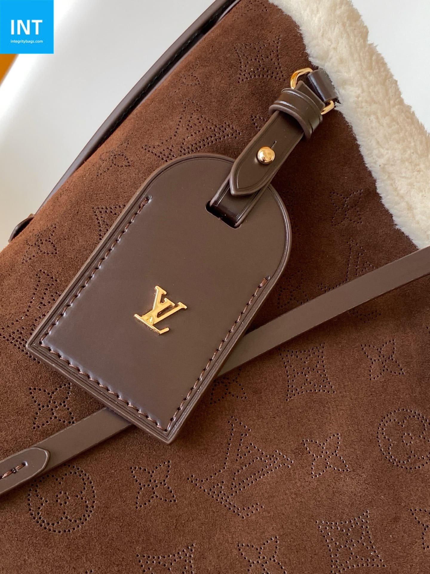 Louis Vuitton CarryAll PM Suede Shearling - Image 6