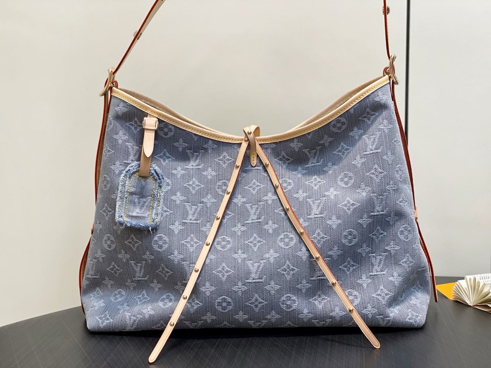 Louis Vuitton CarryAll MM Denim - Image 4